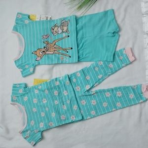 Disney. 2 Cotton pajama sets for girl 24M.
